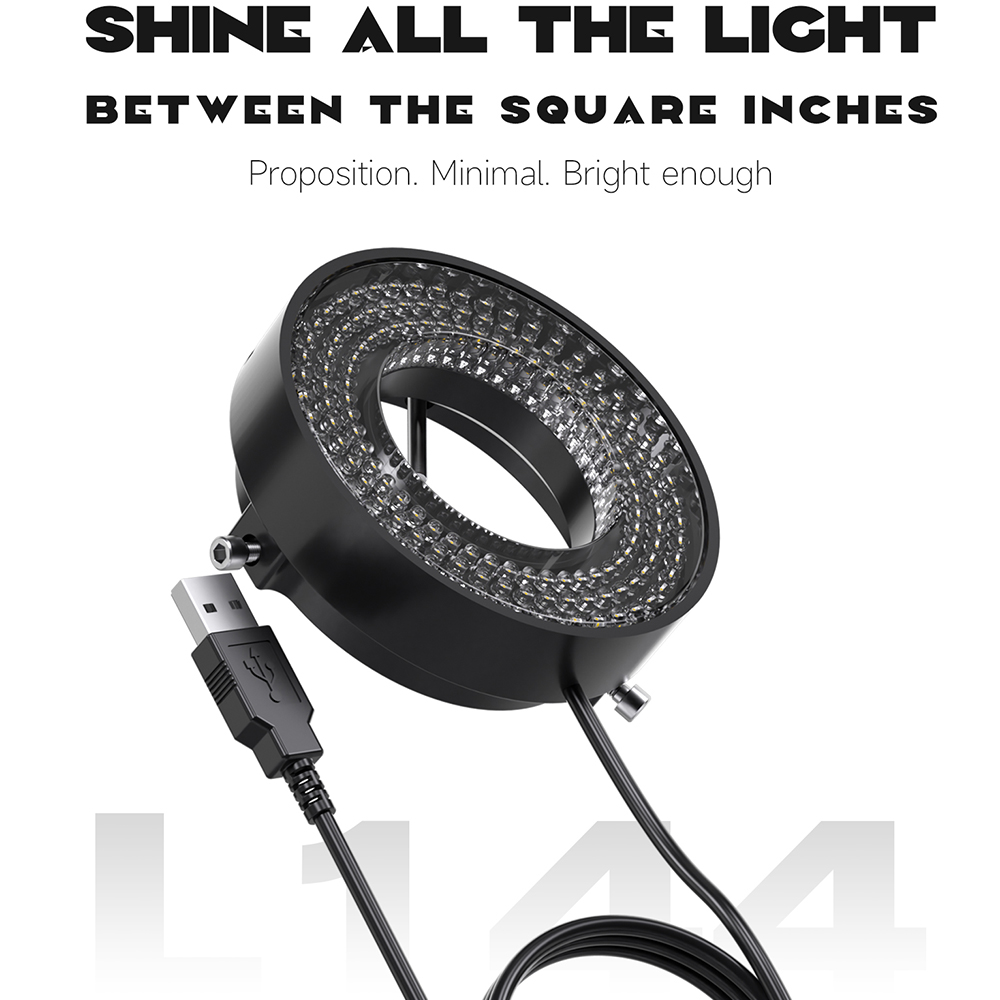 Photography Lighting Continuous - Mechanic L144 LS6 Microscope LED Ring