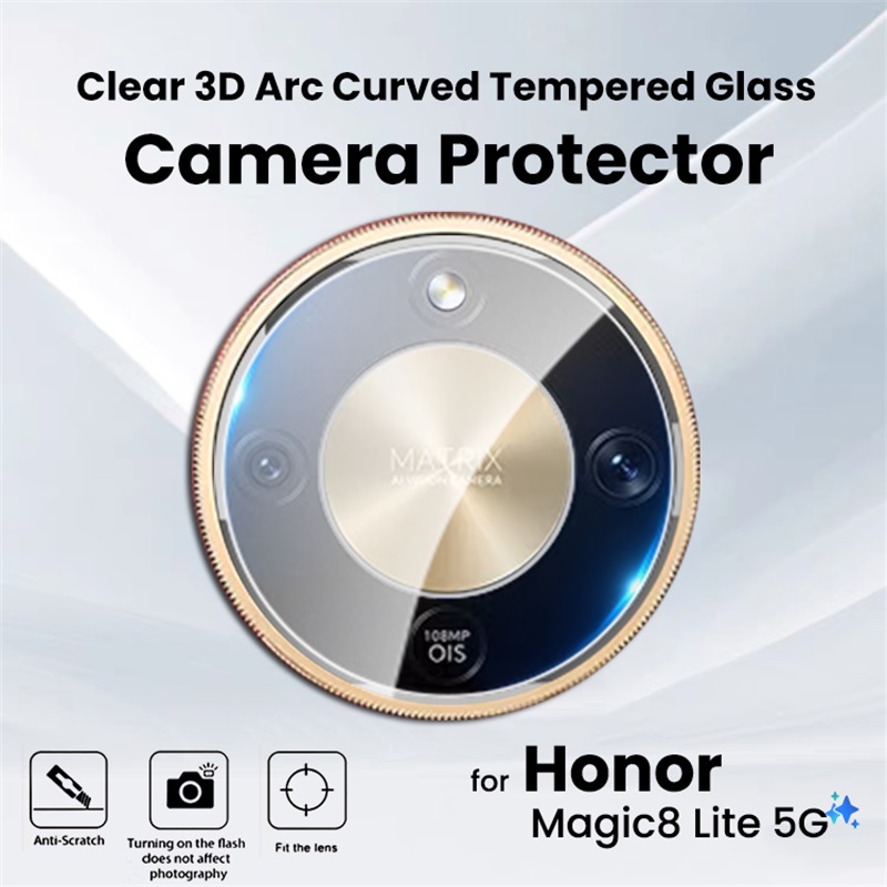 Photography Lighting Gear - 3-1Pcs 3D Clear Tempered Glass Curved