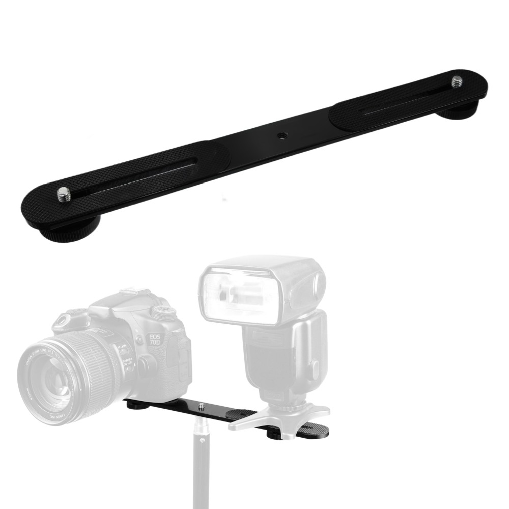 Dual Flash Bracket 1/4'' Screw - Photography Lighting Continuous 评论和价格