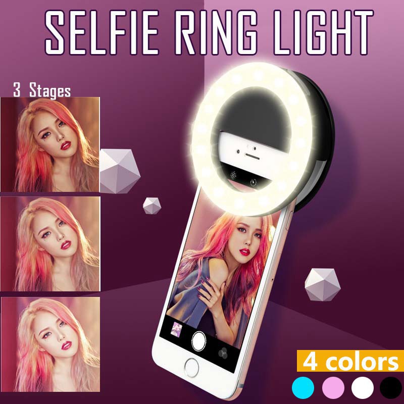 LED Selfie Ring Light 3 Level  - Photography Lighting Overhead 评论和价格