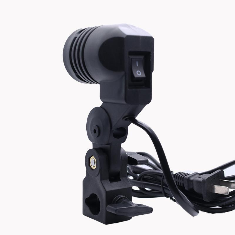 Black 1.8M Cable Cord E27 Sock - Photography Lighting Tool 评论和价格