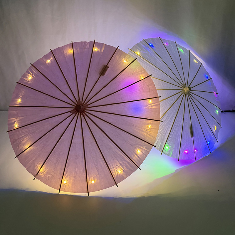 LED Light Up Oil Paper Umbrell - Diy Photography Lighting Umbrella 评论和价格