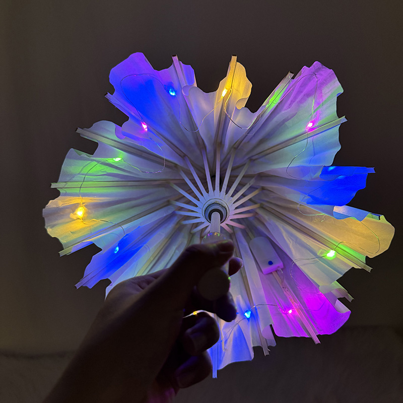 LED Light Up Oil Paper Umbrell - Diy Photography Lighting Umbrella 评论和价格