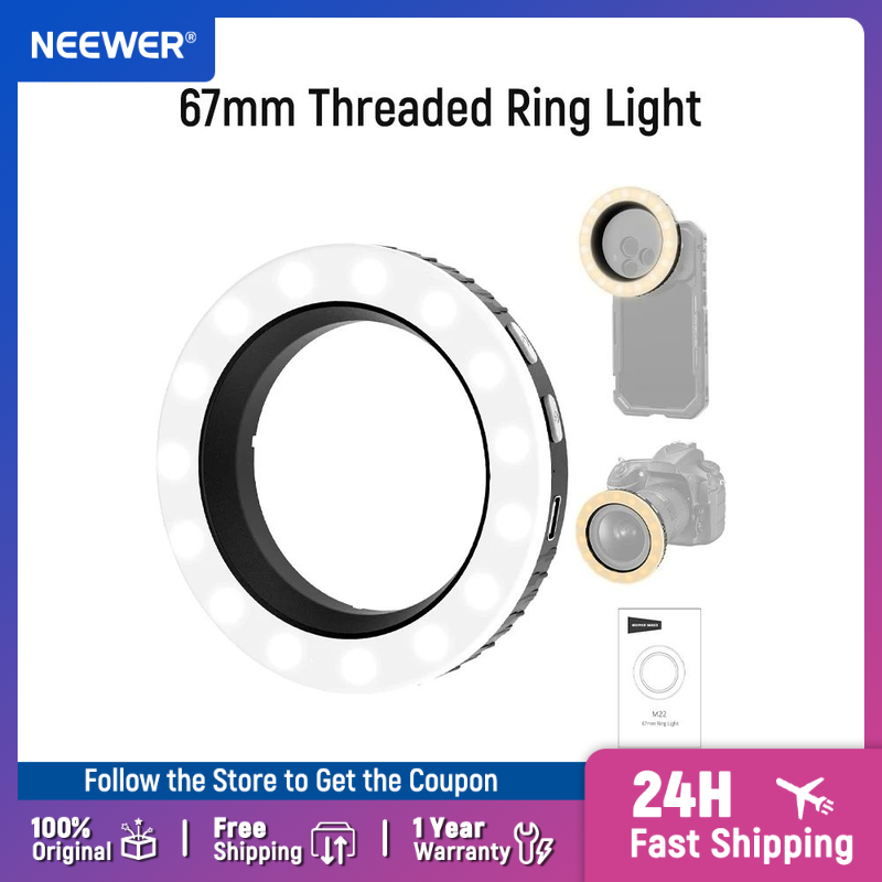 NEEWER Basics 67mm Threaded Ri - Photography Lighting Overhead 评论和价格