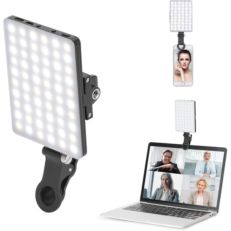 LED Portable Clip-on Selfie Li - Photography Lighting Portable 评论和价格
