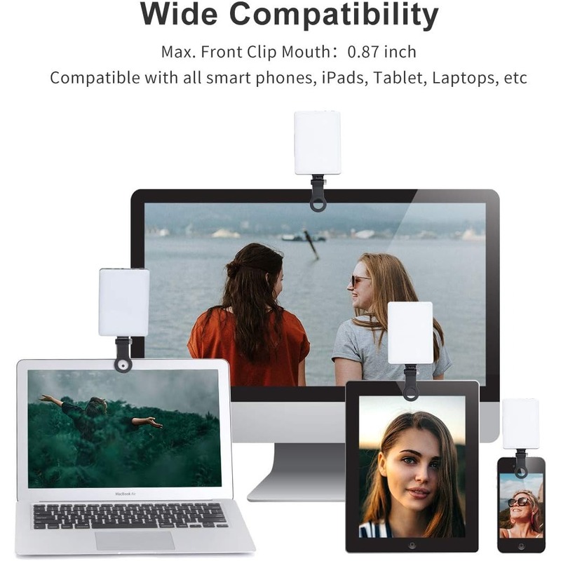 LED Portable Clip-on Selfie Li - Photography Lighting Portable 评论和价格