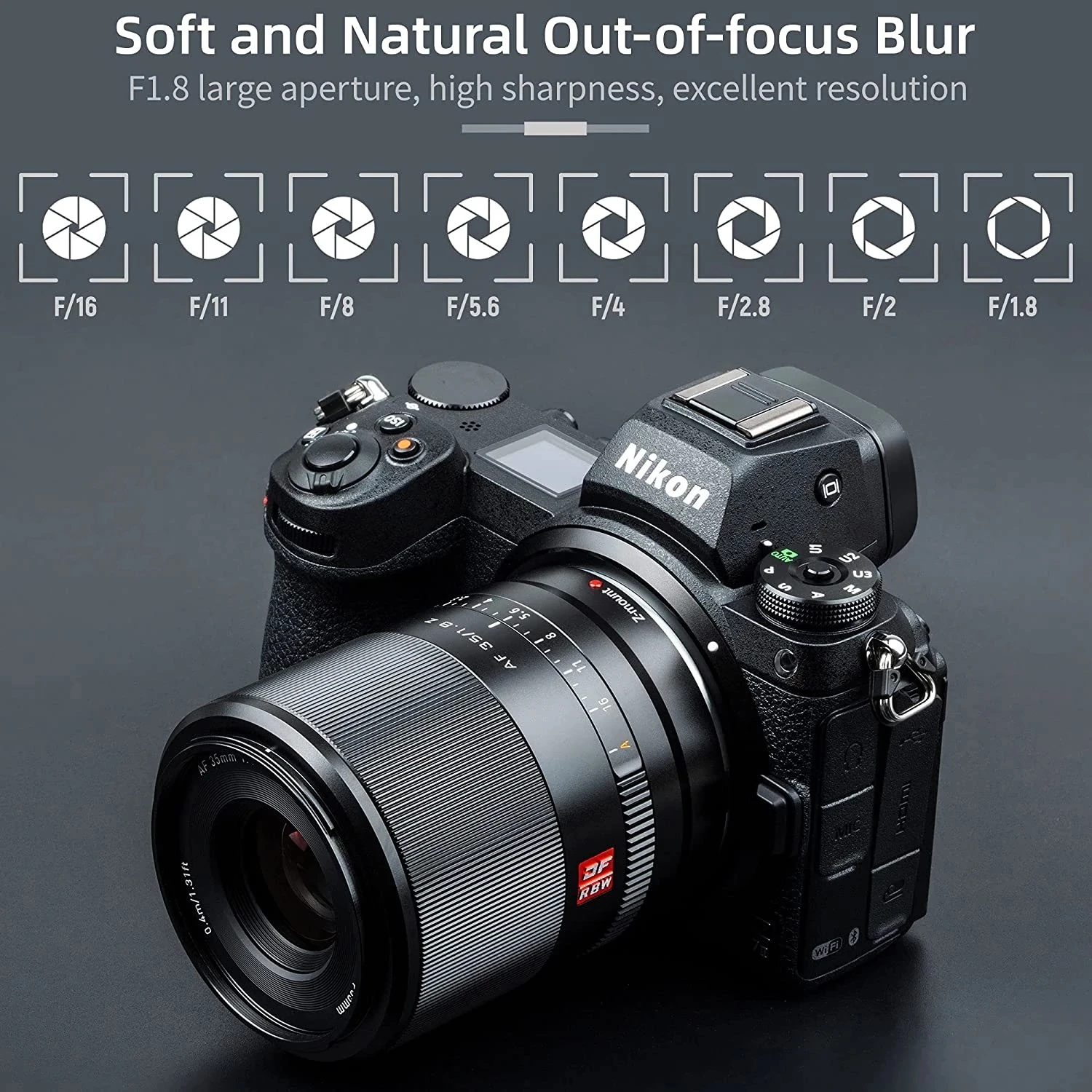 NEW VILTROX AF 35mm F1.8 Nikon - Nikon Camera Z50 评论和价格