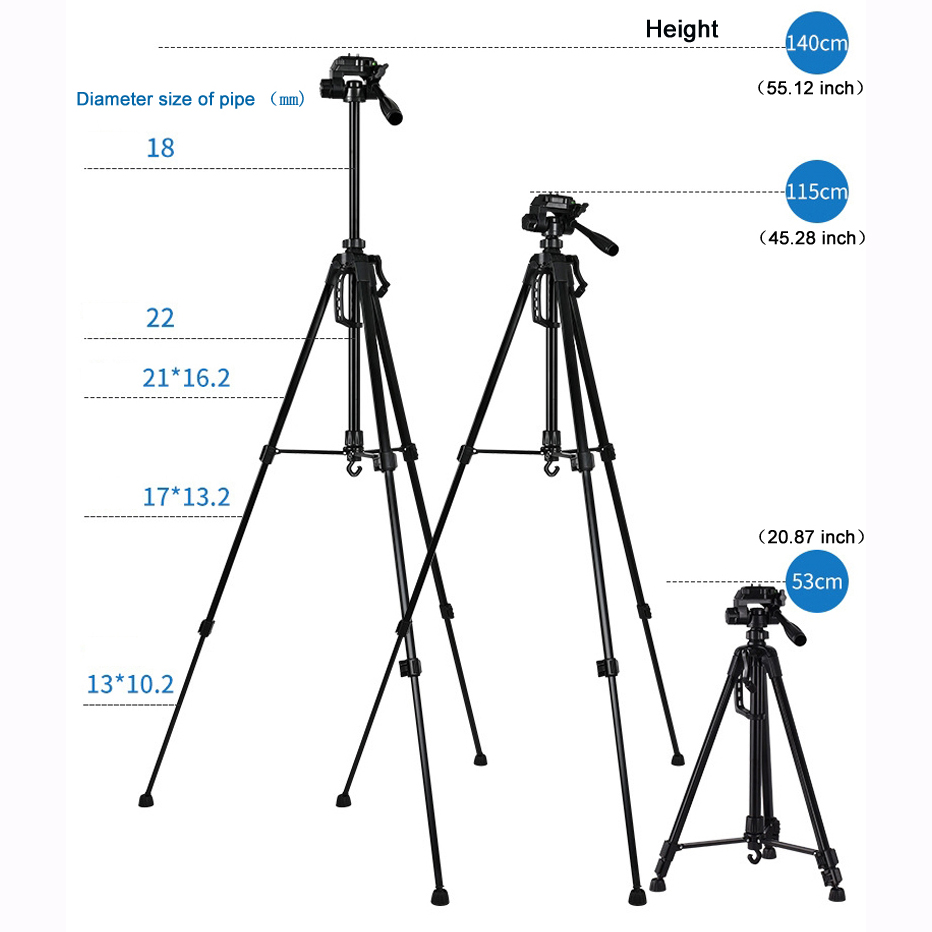 55inch Universal Tripod Stand  - Photography Lighting Gear 评论和价格