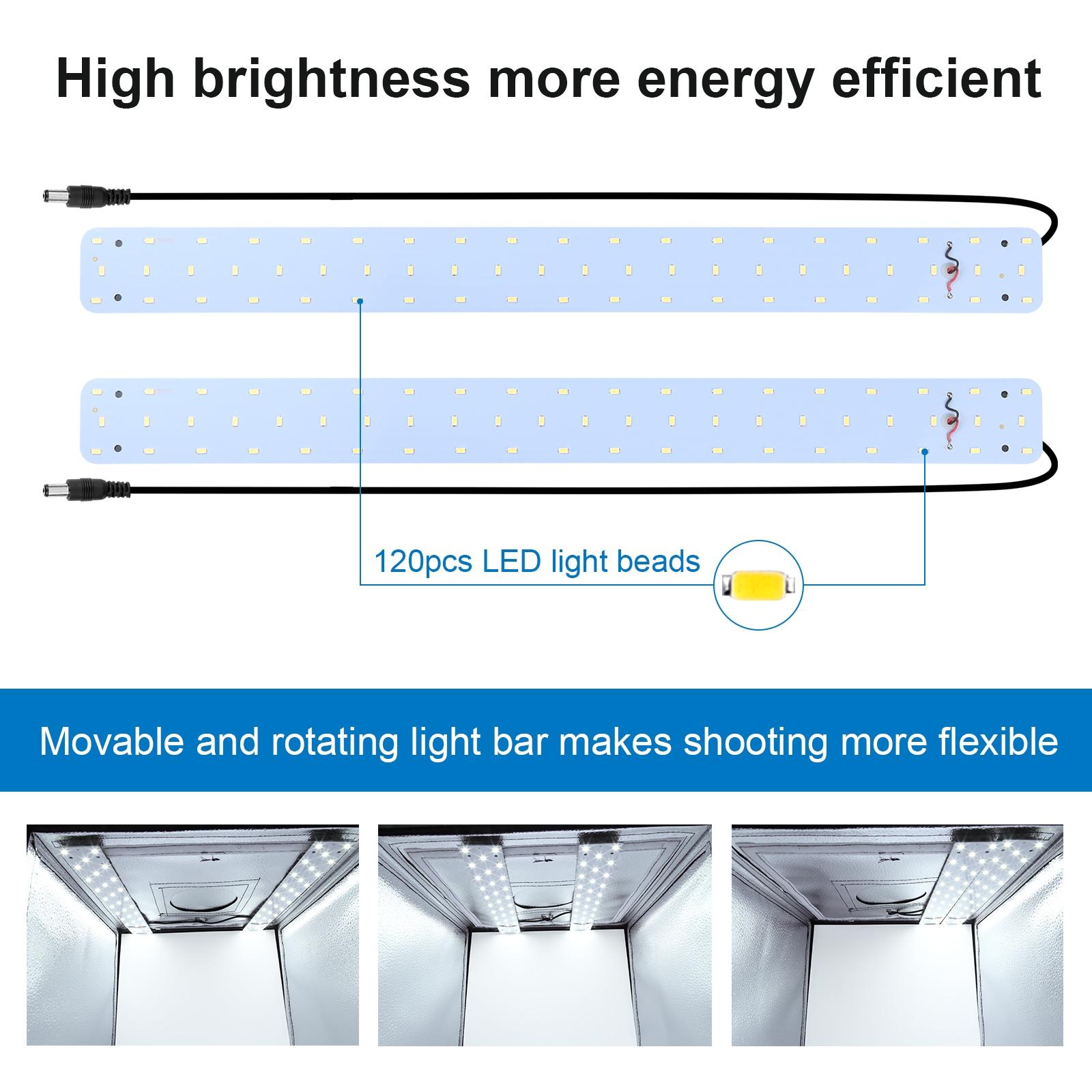 PULUZ 60cm Photo Studio Light  - Photography Lighting And Backdrop Kits 评论和价格