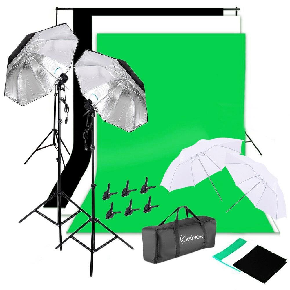 Photo Studio Photography Light - Photography Lighting And Backdrop Kits 评论和价格