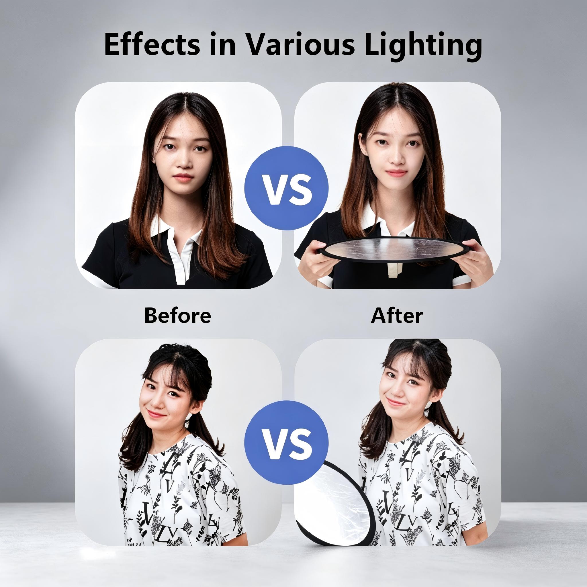 Photography Reflector 2 In 1 L - Photography Lighting Board 评论和价格